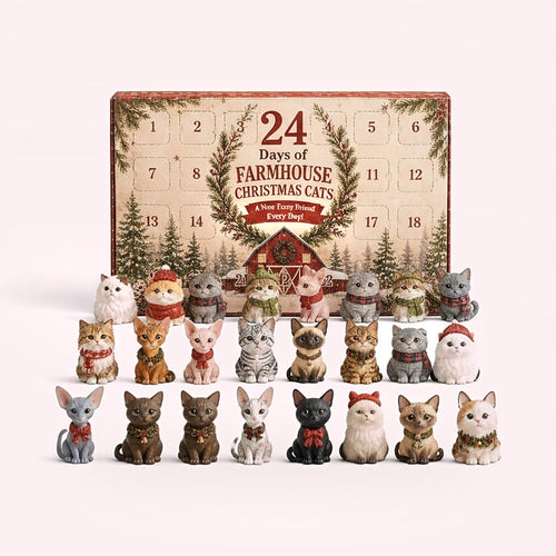 Calendrier de l'Avent squishies animaux ferme et chats – packshot