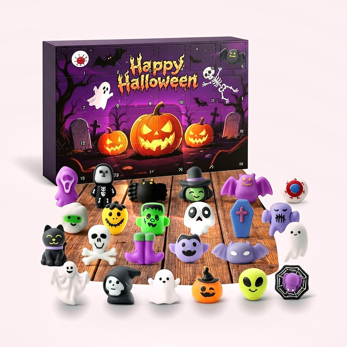 Calendrier Halloween squishies surprise – packshot