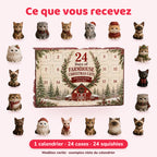 Ce que vous recevez – calendrier de l'Avent squishies animaux ferme et chats