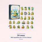Calendrier de l'Avent Squishies Animaux – Petites tortues – dimensions