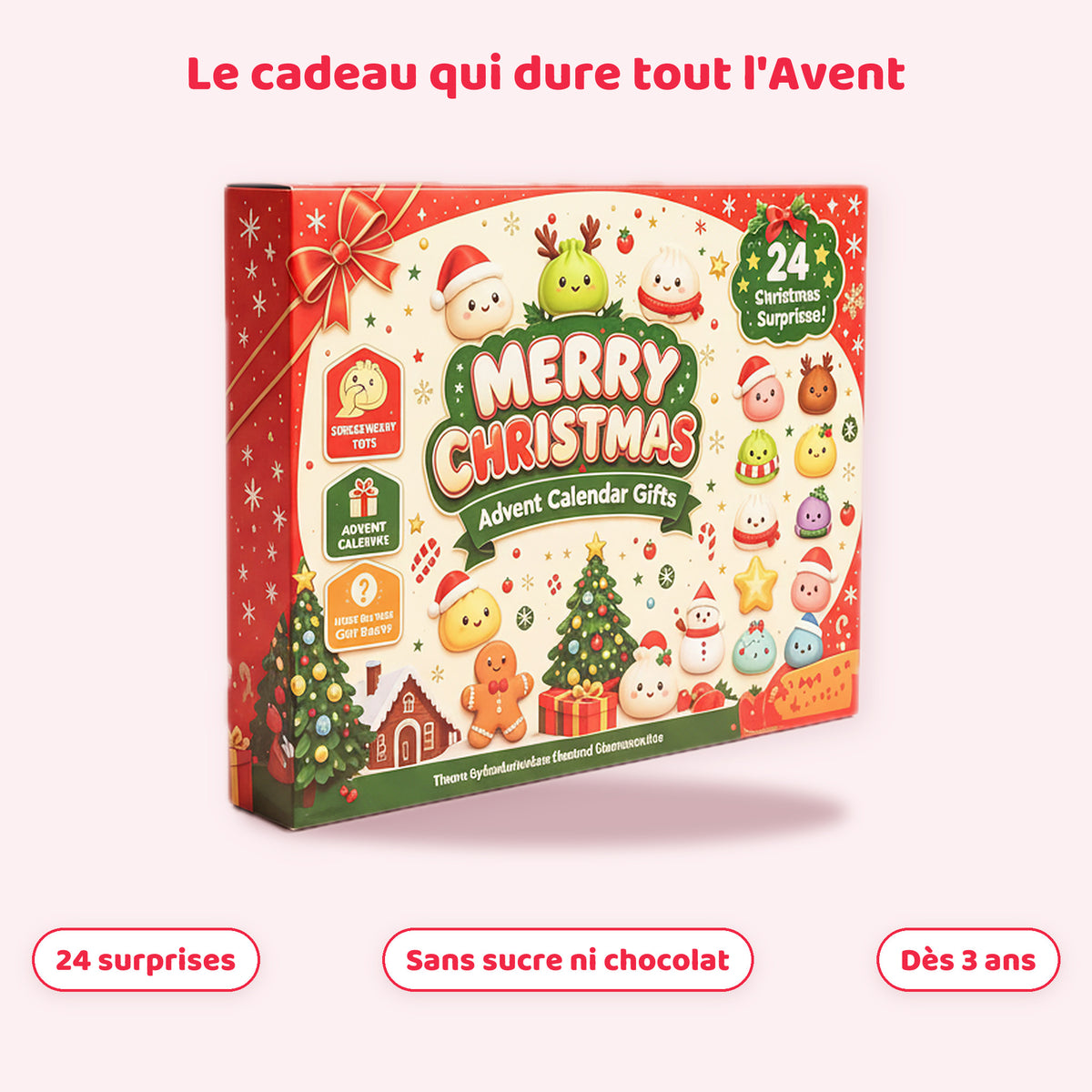 Le cadeau qui dure tout l'Avent : 24 surprises, sans sucre ni chocolat