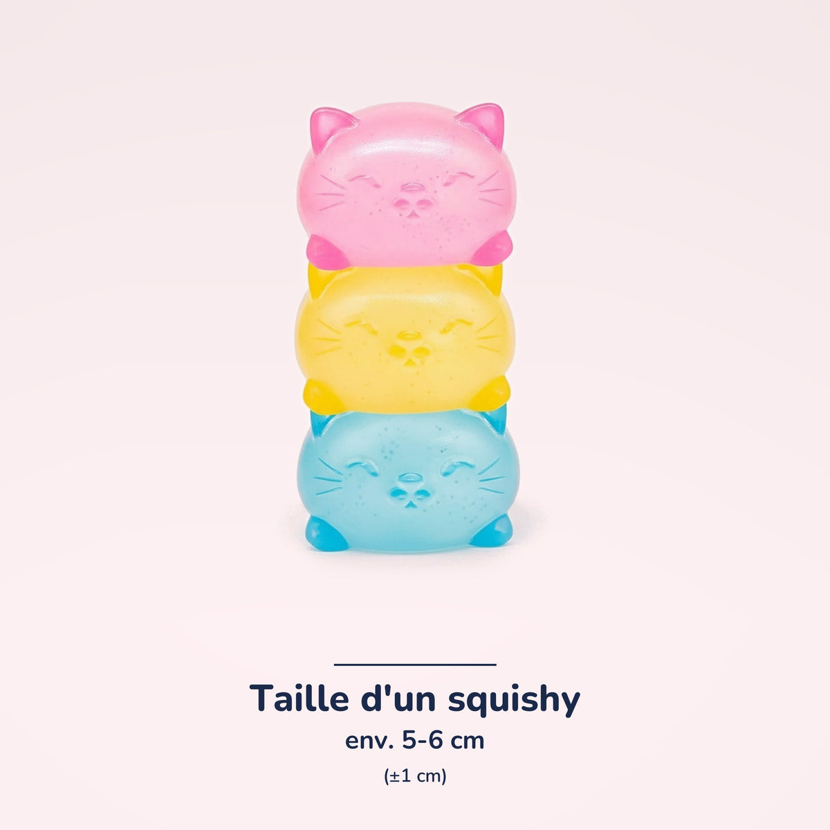 Mini squishy Chat en maltose – dimensions