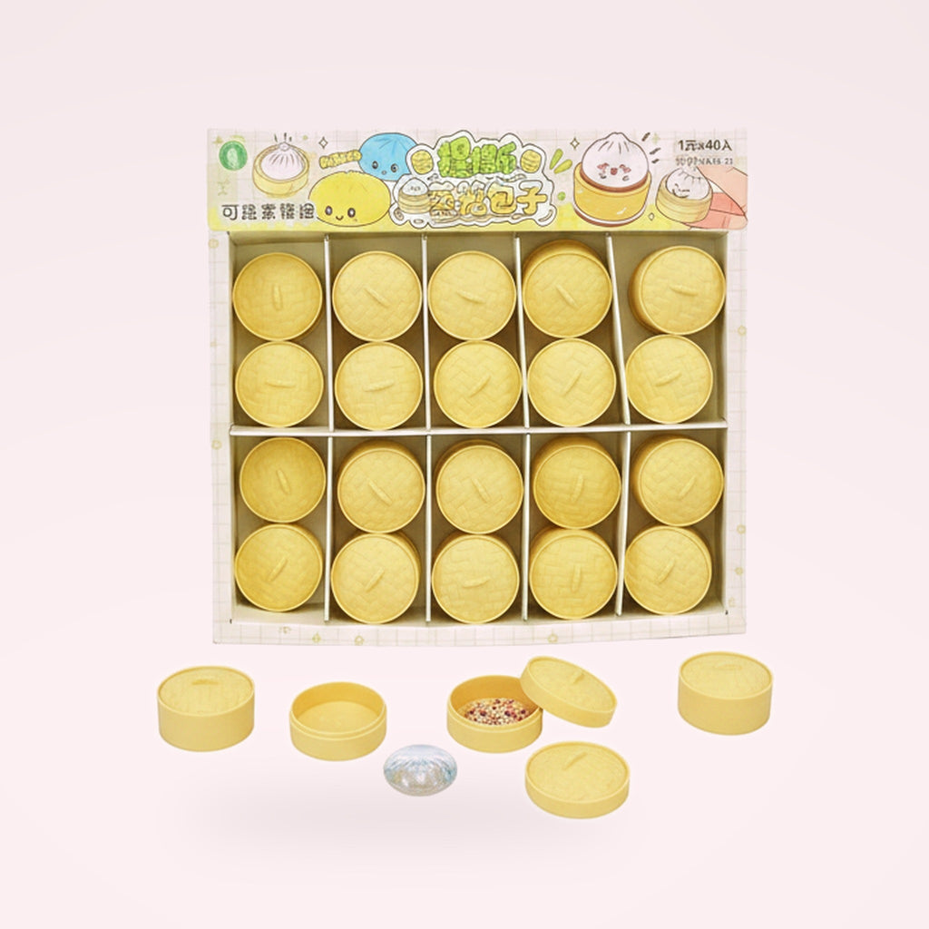 Set squishies raviolis & petits pains vapeur