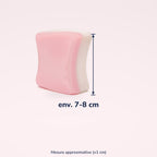 Squishy Gâteau de riz rose double face – dimensions