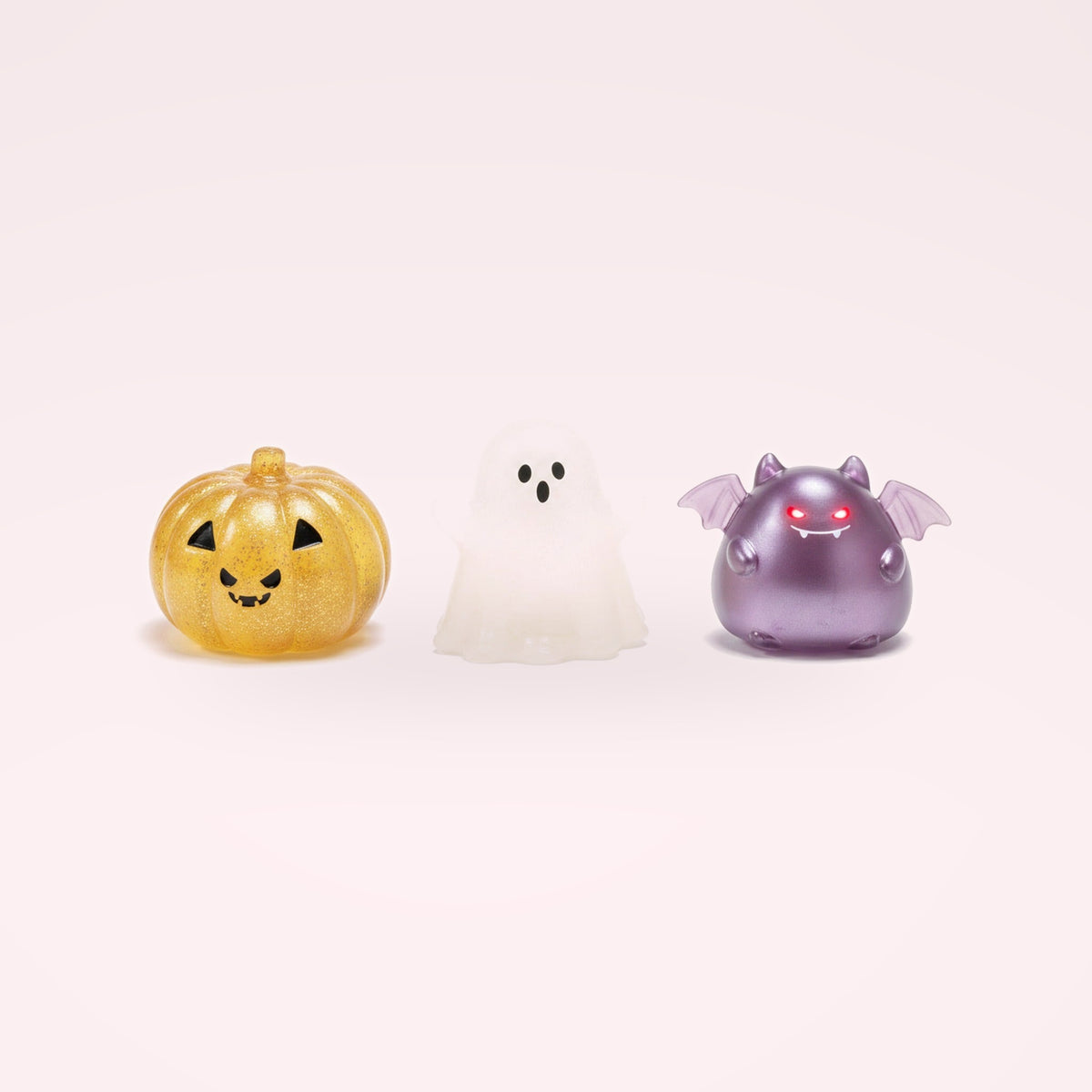 Squishy Halloween lumineux – fantôme, citrouille, chauve-souris