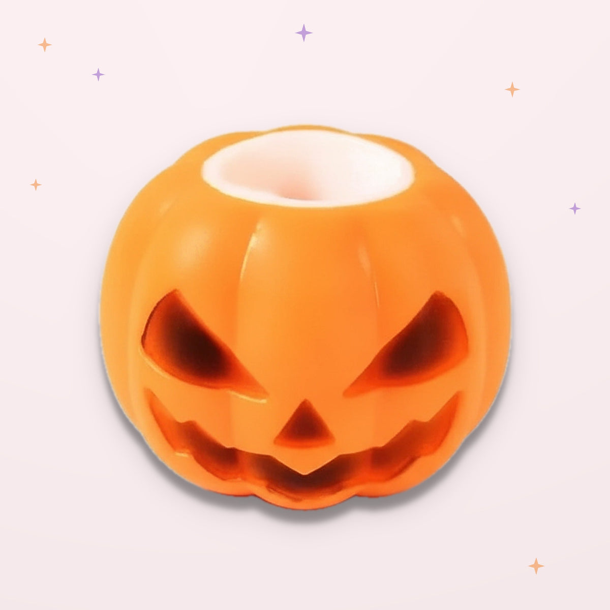 Squishy Halloween surprise citrouille sur fond rose
