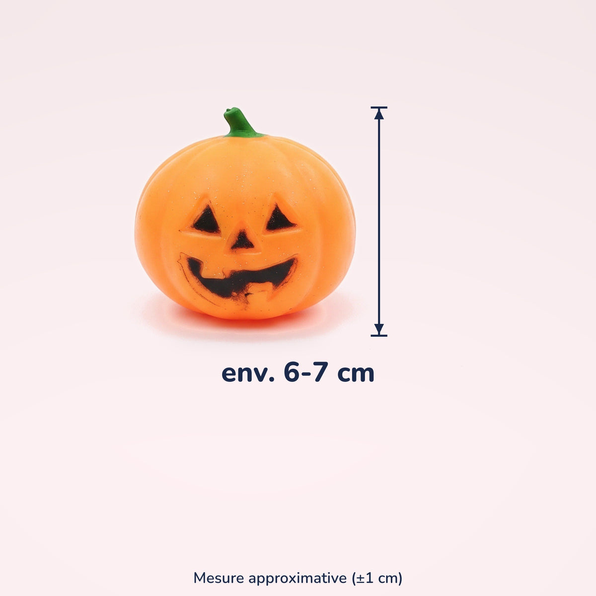 Squishy Tête de Citrouille d'Halloween – dimensions