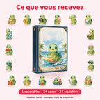Ce que vous recevez – calendrier de l'Avent squishies petites tortues