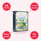 Caractéristiques – calendrier de l'Avent squishies petites tortues